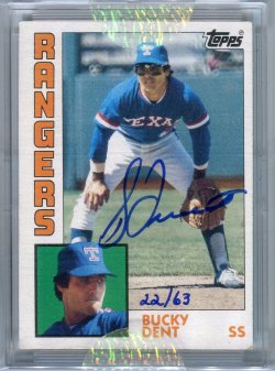 2004 Topps Originals Signature Edition: Bucky Dent (1984 Topps)