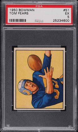 1950 Bowman  Tom Fears