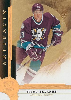 2016/17  Artifacts Gold Spectrum Selanne (Legends)