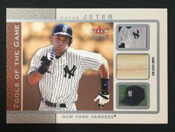 2003 Fleer Genuine Tools of the Game Derek Jeter Bat