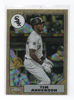 2022 Topps Topps Chrome 87 Topps Tim Anderson