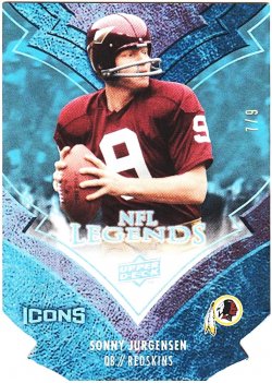    2008 Blue Die Cut Jurgensen /9