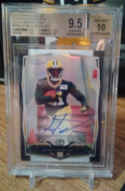 2014 Topps Chrome Ha Ha Clinton-Dix Black Refractor Autograph