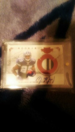 2011 Panini PLATES&PATCHES Demarco murray 2 clr patch auto /499