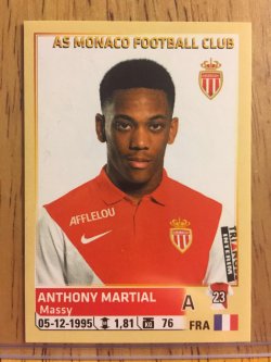 2014 Panini Foot 2014-15 #286 Anthony Martial