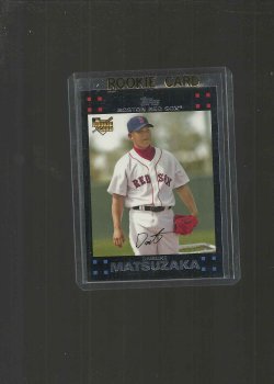 2007 Topps TOPPS DAISUKE MATSUZAKA TOPPS BASE RC