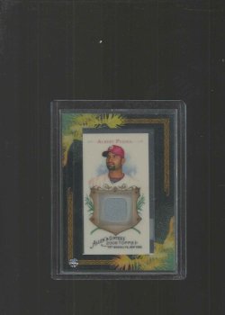 2008 Topps TOPPS ALLEN&GINTER ALBERT PUJOLS  FRAMED MINI JERSEY CARD