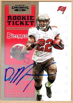 2012 Panini Contenders Doug Martin Rookie Ticket Auto