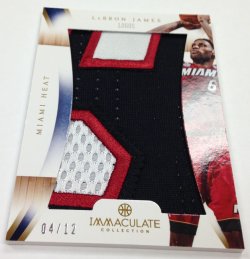 2012-13 Panini Immaculate Lebron James Jumbo Patch