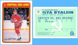 1990-91 O-Pee-Chee Central Red Army Insert Ilya Byakin
