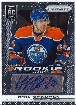2013-14 Panini Prizm Rookie Autograph Nail Yakupov