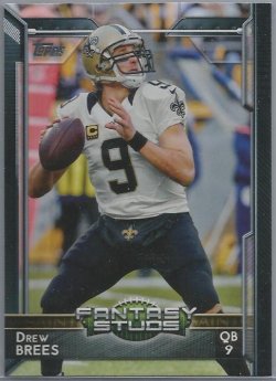 2015 Topps Football Drew Brees Fantasy Studs