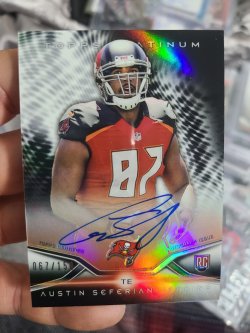 2014 Topps Platinum Austin Seferian-Jenkins Rookie Auto Black Refractor