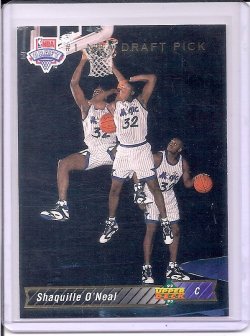 1992  Upper Deck #1 Draft Pick #1 Shaquille Oneal