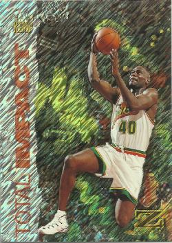 1997 Fleer Z Force Shawn Kemp Total Impact