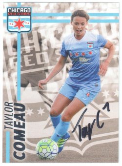 2016  Chicago Red Stars Team Set Taylor Comeau IP Auto