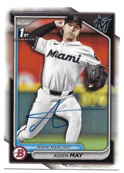 2024 Bowman  TTM Aidan May 1/23/26