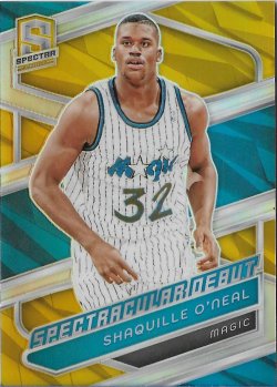 2023-24 Panini Spectra Spectracular Debut Gold Shaquille ONeal #ed 7/10