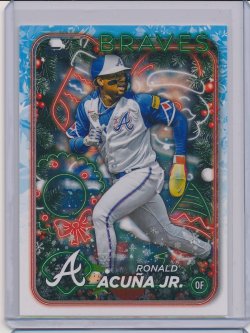    Ronald Acuna Jr. 2024 Topps Holiday Hidden Elf #17