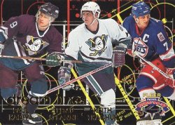 1996/97 Fleer NHL Picks Dream Lines Kariya/Selanne/Tkachuk