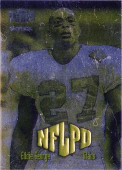 1999 Skybox Metal Universe NFLPD Eddie George