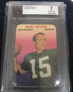 1970 Topps  Glossy Inserts Bart Starr