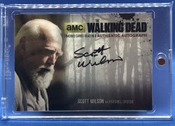 2016  The Walking Dead Scott Wilson as Hershel Greene