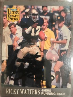 1991 Fleer Ultra Ricky Watters 297