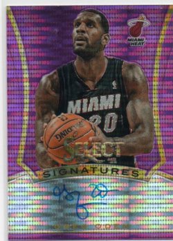 2013 Panini Select Greg Oden purple auto