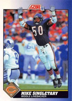 1991  Score Mike Singletary