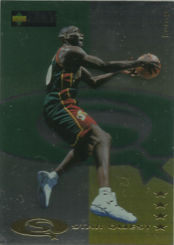 1997 Upper Deck Collectors Choice Shawn Kemp 4 Star StarQuest