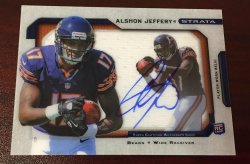 2012 Topps Strata Alshon Jeffery Multi-dimensional Jersey Auto