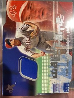 2001 Fleer e-x wall of fame relics scott rolen 