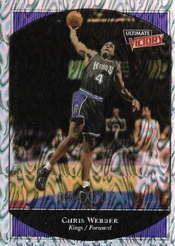 1999-00 Upper Deck Ultimate Ultimate Collection Chris Webber #ed 54/100
