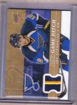 2008 Upper Deck Upper Deck Lee Stempniak Game Jersey Patch GJ-LS