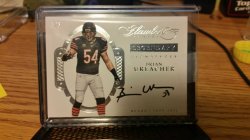2016 Panini Flawless legendary signatures Brian urlacher auto 5/5