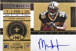 2011  Playoff Contenders Mark Ingram