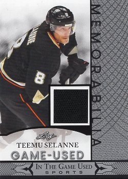 2024 Leaf ITG Used Sports Mega Box Game Used Memorabilia Silver Selanne