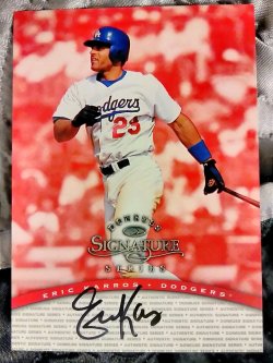 1996 Donruss Signature Series Eric Karros Authentic Signature