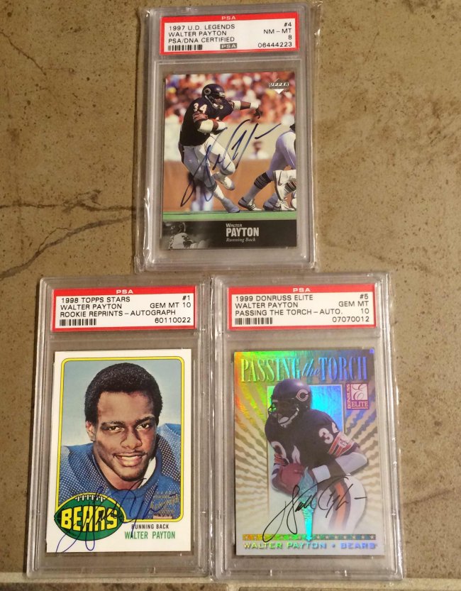 Opinions on Value? Walter Payton Sweetness Signed Ball - Blowout Cards  Forums