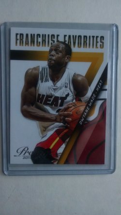 2014-15 Panini Prestige Franchise Favorites Dwayne Wade (2)