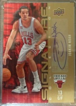 2009 Upper Deck Upper Deck Basketball Joakim Noah Signature Collection Auto
