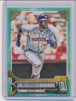    Yordan Alvarez 2022 Topps Gypsy Queen Turquoise /199