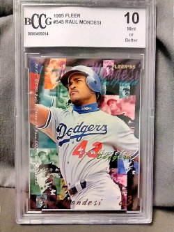 1995 Fleer Baseball Raul Mondesi BCCG 10 - Mint