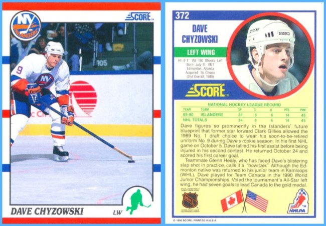 Dave Chyzowski | Hockey Card Database Wiki | Fandom