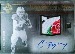 2017 Panini Majestic Christian McCaffrey rookie scripted swatches RPA gold