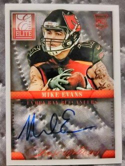 Mike Evans Tampa Bay Buccaneers Autographed 2014 Panini