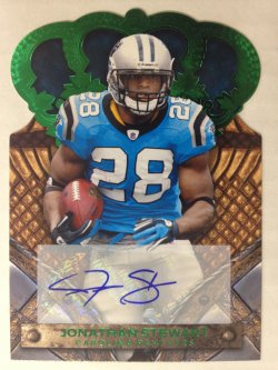 2011  Crown Royale Jonathan Stewart Green Auto 1/1