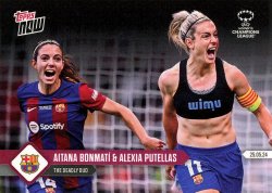 2023-24 Topps Now UWCL Aitana Bonmati & Alexia Putellas