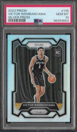 2023-24 Panini Prizm Prizms Silver Victor Wembanyama